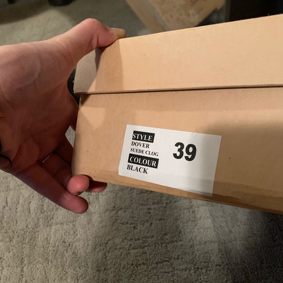 Black suede Free people Dover clogs, very good condition - Picture 6 of 6